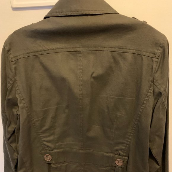 CAbi Military Green Jacket (M) with matching sleeveless top (S) - Picture 5 of 5